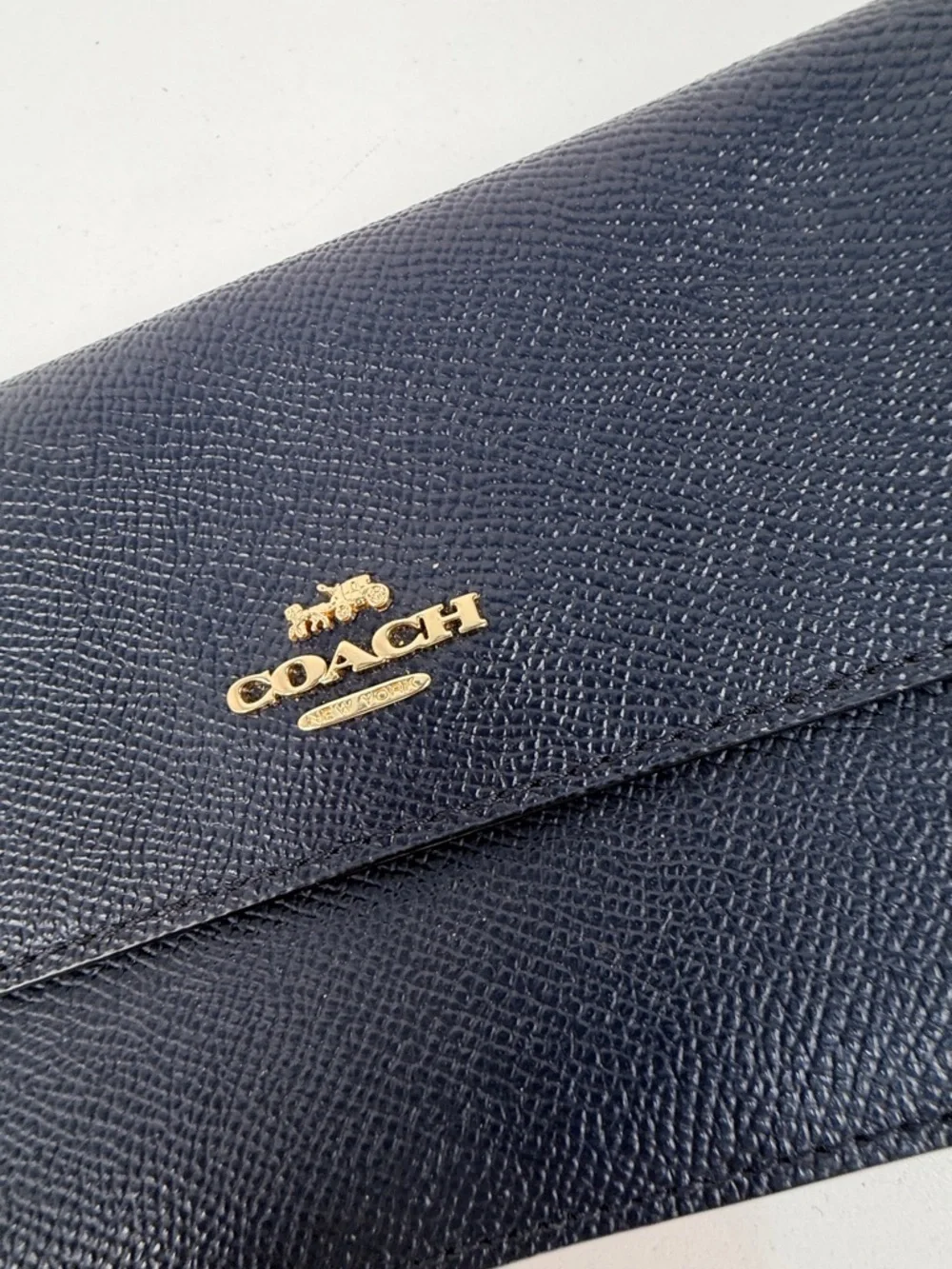 Coach wallet Navy Leather